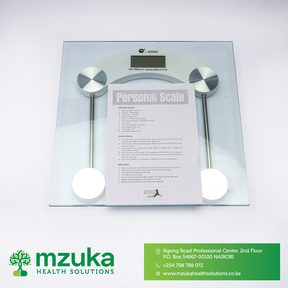 Digital weighing-scale