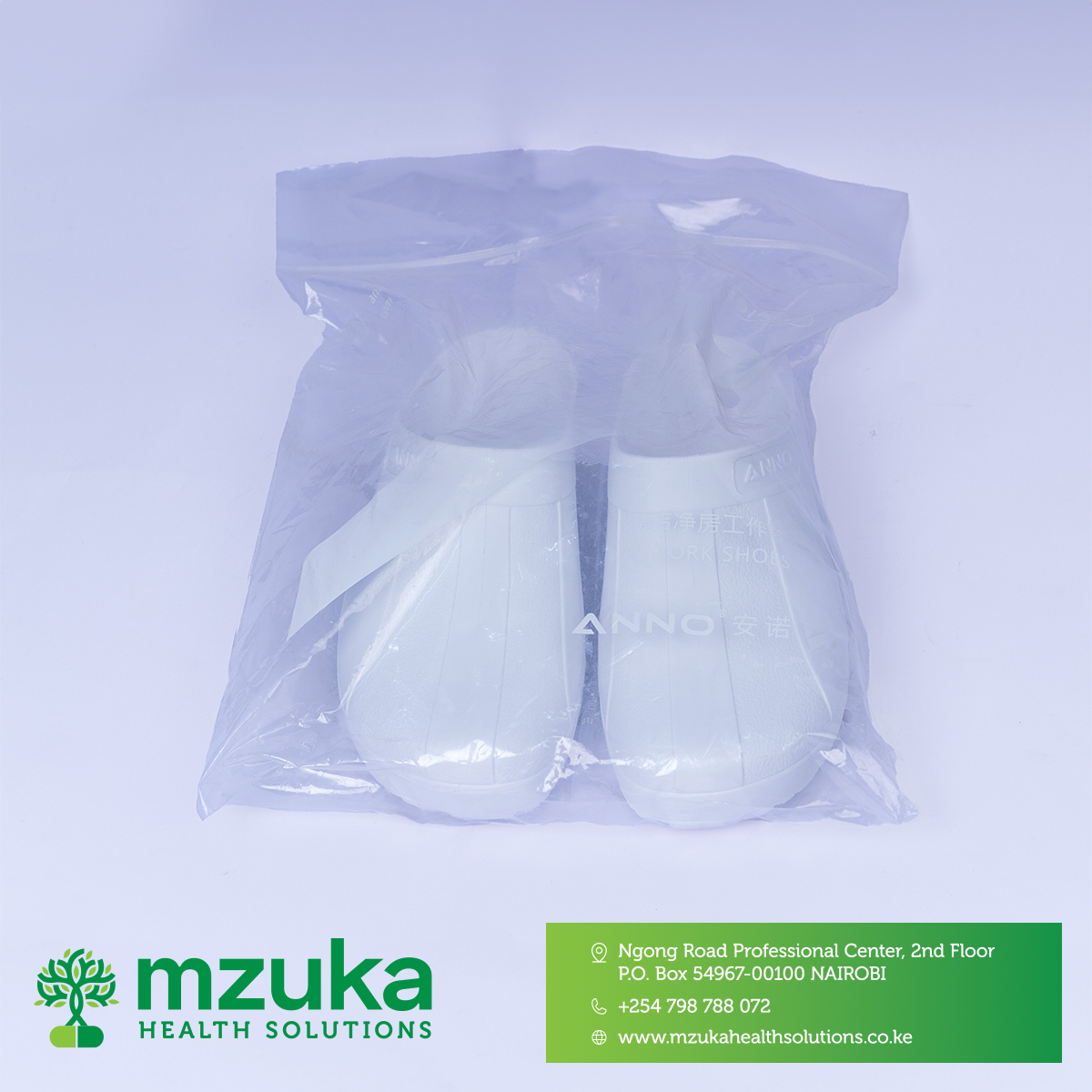 Hospital crocs - white