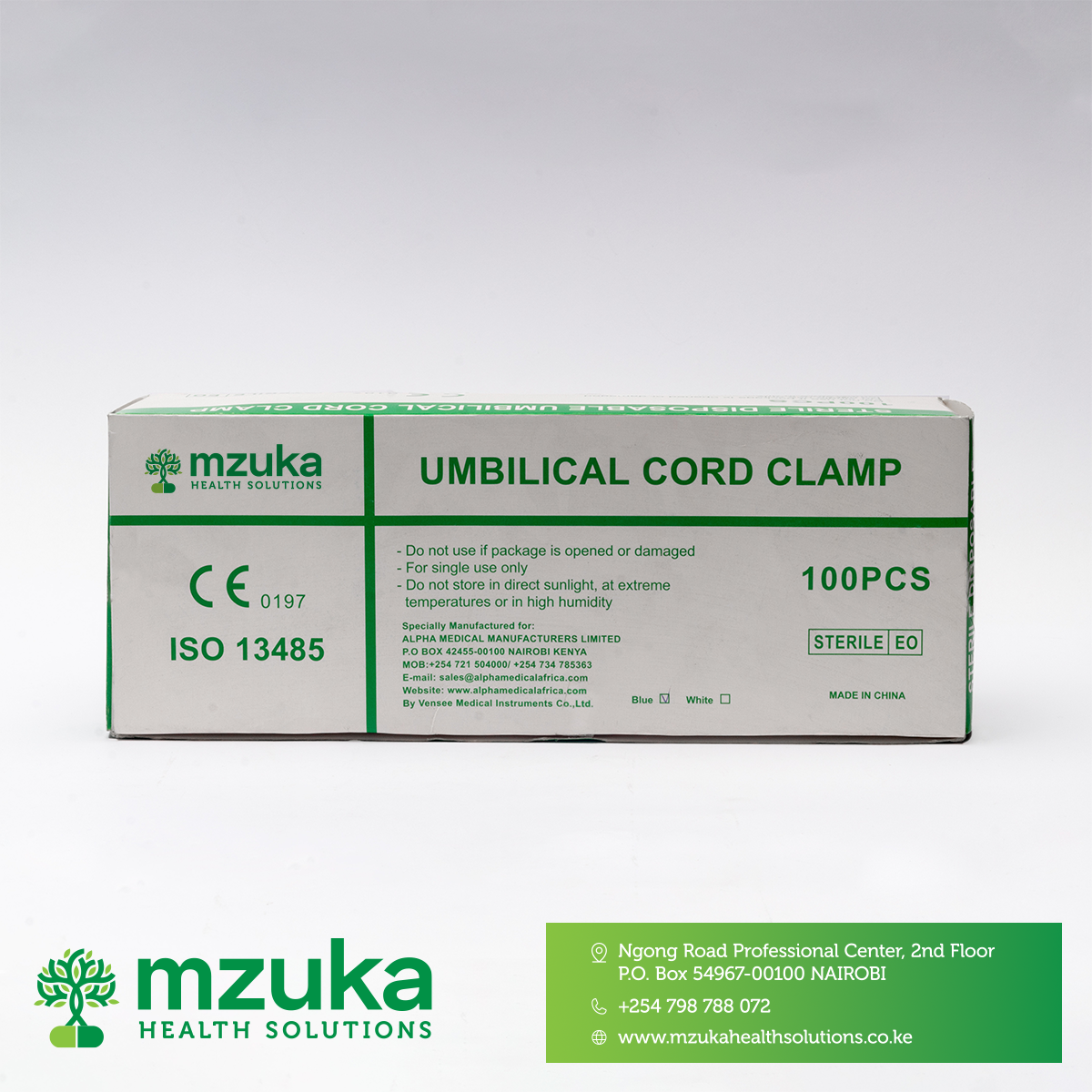 Umbilical chord clamp