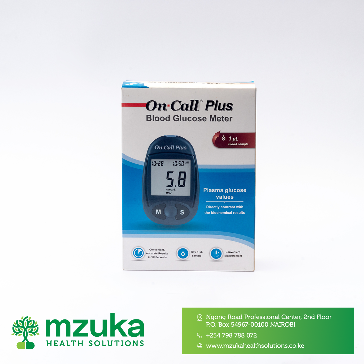 On Call Plus Blood glucose Meter