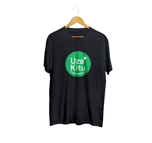 Sleek Black Uzakitu Tee